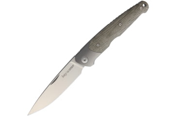 Image of Viper Key Slip Joint Green Micarta Folding Knife, 3 satin finish Bohler M390 stainless blade, Green linen micarta handle with Titanium bolster, V5978CV