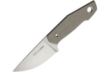 Image of Viper Koi Knife, 8in Overall, 3.5in Stonewash Bohler N690 SS Blade, Green Linen Micarta Handle, Black Kydex Sheath, VT4009CV