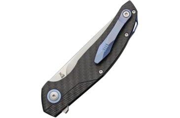 Image of Viper Orso Linerlock Folding Knife, 4.75in Closed, 3.5in Stonewash Bohler M390 SS Blade, Carbon Fiber Handle, Pocket Clip, V5968FC