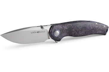 Image of Viper Vale Purple CF Folding Knife, 4.13in Closed, 3in Stonewash CPM Magnacut SS Blade, Purple Carbon Fiber Handle, V6006FCP