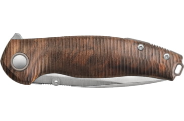 Image of Viper Vale Walnut Folding Knife, 4.13in Closed, 3in Satin CPM Magnacut SS Blade, Sculpted Walnut Handle, V6004NO