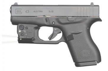 Image of Viridian Reactor TL Tactical light for Glock 43 featuring ECR and Radiance Includes Hybrid Belt Holster RTL-G43