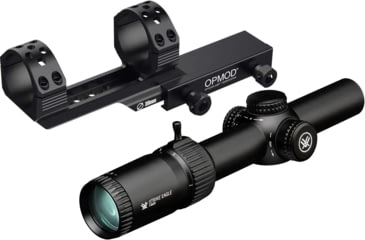 Image of Vortex SE-1624-2 Strike Eagle 1-6x24mm Rifle Scope with Viridian OPMOD 982-0041 30mm 1-Piece Scope Mount V2 	