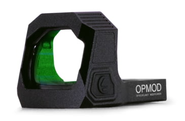Image of Viridian OPMOD Omega 1x22-26mm Reflex Sight, Full Size Green 3 MOA Dot, Black, 981-0123