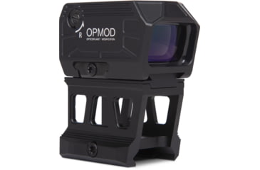Image of Viridian OPMOD Omega Closed Emitter Green Dot Sight, ACRO Mounting w/RMR adapter And High Picatinny Mount, Black, 981-0061