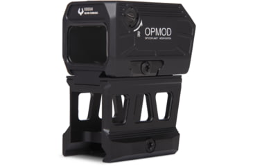 Image of Viridian OPMOD Omega Closed Emitter Green Dot Sight, ACRO Mounting w/RMR adapter And High Picatinny Mount, Black, 981-0061