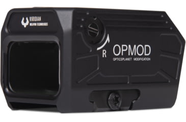 Image of Viridian OPMOD Omega Closed Emitter Green Dot Sight, ACRO Mounting w/RMR adapter And High Picatinny Mount, Black, 981-0061