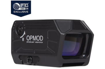 Image of Viridian OPMOD Omega Closed Emitter Green Dot Sight, ACRO Mounting w/RMR adapter And High Picatinny Mount, Black, 981-0061