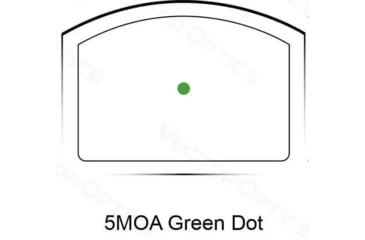 Image of Viridian OPMOD Omega Closed Emitter Green Dot Sight, ACRO Mounting w/RMR adapter And High Picatinny Mount, Black, 981-0061