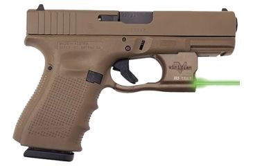 Image of Viridian Reactor 5 Green Laser With ECR And Holster For Glock 19/23 Flat Dark Earth