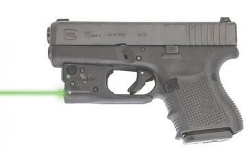 Image of Viridian Reactor 5 Red Laser Sight for Glock 19/23 featuring ECR, w/ Hybrid Belt Holster, Black, R5-R-G19/23