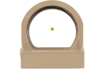 Image of Viridian Weapon Technologies RFX35 22-26mm Reflex Red Dot Sight, 3 MOA Green Dot, Flat Dark Earth, 9810145