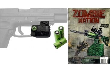 Image of Viridian Universal Fullsize Green Laser Sight with Tactical Light - Zombie Edition