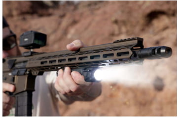 Image of Viridian Weapon Technologies 4LUX 2K Angled Foregrip, M-LOK, 2000 Lumens, Black, 912-0089