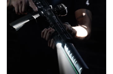 Image of Viridian Weapon Technologies 4LUX 2K w/ Green Laser, Angled Foregrip, MLOK, 2000 Lumens, Black, 912-0090