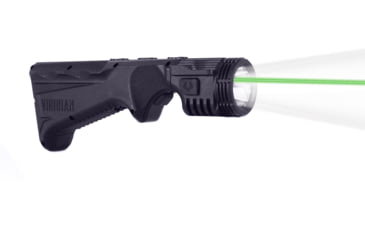 Image of Viridian Weapon Technologies 4LUX 2K w/ Green Laser, Angled Foregrip, MLOK, 2000 Lumens, Black, 912-0090