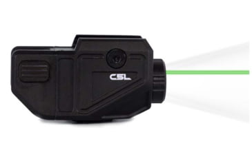 Image of Viridian Weapon Technologies C5L Micro Compact 5mW Green Laser and 550 Lumens Tactical Light for Glock 17/19/22/23, Black, 930-0041