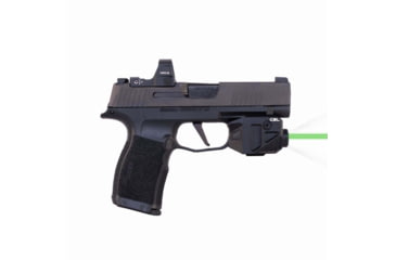 Image of Viridian Weapon Technologies C5L Micro Compact 5mW Green Laser and 550 Lumens Tactical Light for Sig P365, Black, 930-0044