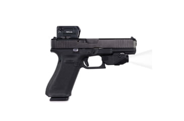Image of Viridian Weapon Technologies CTL Compact Rechargeable Weapon Light for Glock 17/19/22/23, 550 Lumen, Black, 930-0040