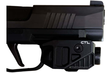 Image of Viridian Weapon Technologies CTL Compact Rechargeable Weapon Light for Sig P365, 550 Lumens, Black, 930-0039