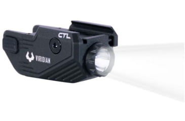 Image of Viridian Weapon Technologies CTL Custom 580 Lumen LED Tactical Light w/ INSTANT-ON &amp; SafeCharge Power Bank, Lithium Ion, Black, 930-0043