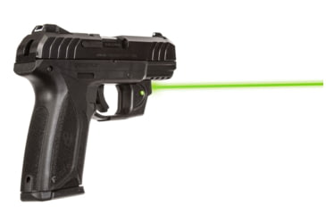 Image of Viridian Weapon Technologies Essential Laser Sight, Green, Ruger Security-9, Trigger Guard, 1 x 1/3N Lithium Battery, Black, 912-0023