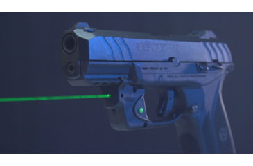 Image of Viridian Weapon Technologies Essential Laser Sight, Green, Ruger Security-9, Trigger Guard, 1 x 1/3N Lithium Battery, Black, 912-0023