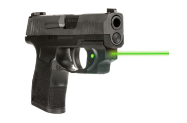 Image of Viridian Weapon Technologies Essential Laser Sight, Green, Sig Sauer P365, Trigger Guard, 1 x 1/3N Lithium Battery, Black, 912-0030