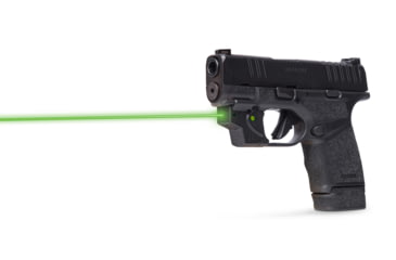 Image of Viridian Weapon Technologies Essential Laser Sight, Green, Springfield Hellcat, Trigger Guard, 1 x 1/3N Lithium Battery, Black, 912-0029