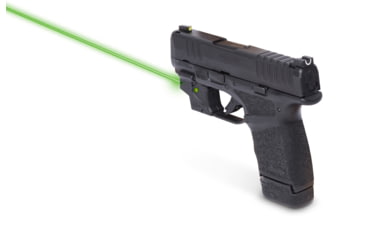 Image of Viridian Weapon Technologies Essential Laser Sight, Green, Springfield Hellcat, Trigger Guard, 1 x 1/3N Lithium Battery, Black, 912-0029