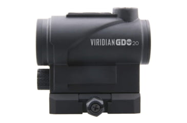Image of Viridian Weapon Technologies GDO 20 1x20 Green Dot Optic, 3 MOA, Fixed Mount, Black, 981-0026