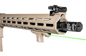 Image of Viridian HS1 Hand Stop with Green Laser, M-LOK Mounting Retail Box, FDE, 912-0037