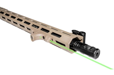 Image of Viridian HS1 Hand Stop with Green Laser, M-LOK Mounting Retail Box, FDE, 912-0037