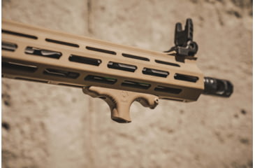 Image of Viridian HS1 Hand Stop with Green Laser, M-LOK Mounting Retail Box, FDE, 912-0037
