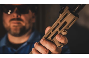Image of Viridian HS1 Hand Stop with IR Laser, M-LOK Mounting Retail Box, FDE, 912-0041