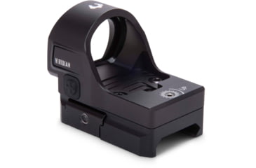 Image of Viridian Weapon Technologies RFX-35 1x22mm Micro Green Dot Sight, RMR Mounting Pattern, Black, Small, 981-0022