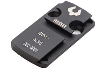 Image of Viridian Weapon Technologies RFX 44 Shield RMSo Mounting Adapter, Black, 982-0031