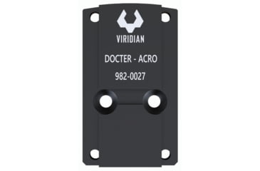 Image of Viridian Weapon Technologies RFX 45 Docter Mounting Adapter, Black, 982-0027