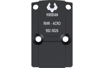 Image of Viridian Weapon Technologies RFX 45 RMR Mounting Adapter, Black, 982-0026