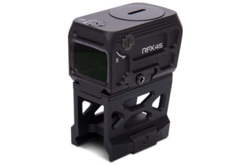 Image of Viridian Weapon Technologies RFX45 Closed Emitter Green Dot Sight includes High Mount for 1/3 Co-Witness, Black, 981-0060