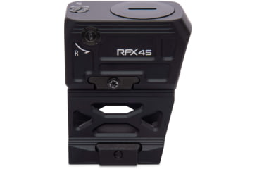 Image of Viridian Weapon Technologies RFX45 Closed Emitter Green Dot Sight includes High Mount for 1/3 Co-Witness, Black, 981-0060