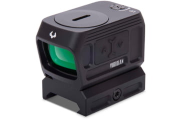 Image of Viridian Weapon Technologies RFX45 Closed Emitter Green Dot Sight includes Low Mount, Black, 981-0059