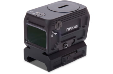 Image of Viridian Weapon Technologies RFX45 Closed Emitter Green Dot Sight includes Low Mount, Black, 981-0059
