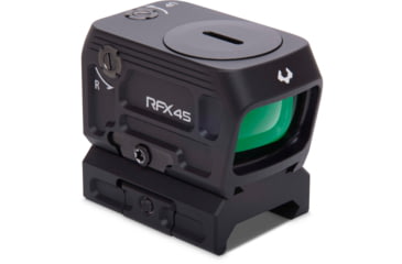 Image of Viridian Weapon Technologies RFX45 Closed Emitter Green Dot Sight includes Low Mount, Black, 981-0059