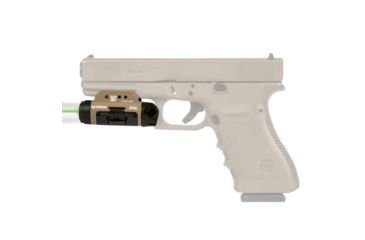 Image of Viridian Weapon Technologies X5L Weapon Lights, Gen 3, Recharchable, White Light / Green Laser, 500 Lumens, Black, 930-0015