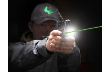 Image of Viridian Weapon Technologies X5L Weapon Lights, Gen 3, Recharchable, White Light / Green Laser, 500 Lumens, Black, 930-0015