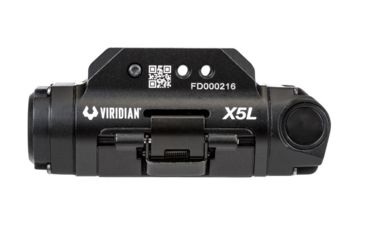 Image of Viridian Weapon Technologies X5L Weapon Lights, Gen 3, Recharchable, White Light / Green Laser, 500 Lumens, Black, 930-0015
