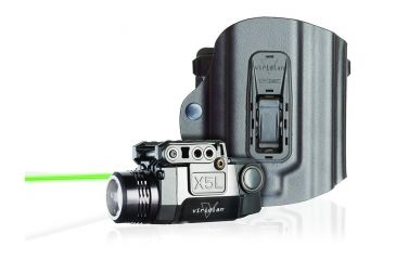 Image of USED Viridian X5L Universal Green Laser Sight, 178 Lumen Tactical Light w/TacLoc Holster, Smith &amp; Wesson M&amp;P 9/40, Black, X5L-PACK-X2, EDEMO2