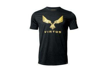 Image of Virtus Invictus Gold Tee Grunge Yellow - Mens, Black, 2XL, NSN Not applicable VR.20417101.02BKGY00.XXL
