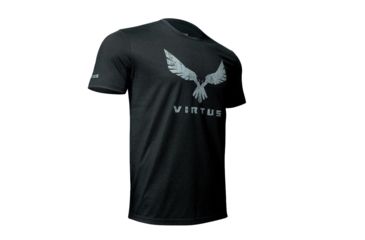 Image of Virtus Invictus Grey Tee Grunge Grey - Mens, Black, 2XL, NSN Not applicable VR.20417101.01BKGG00.XXL